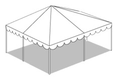 30 X 30 WHITE CANOPY