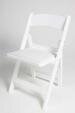 White Resin Chair