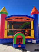 5-Part Multi Play Bounce House with Slide Combo