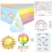 Rainbow Party Decorations Package 