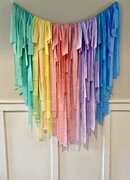 Pastel Rainbow Fringe Decoration - Purchase