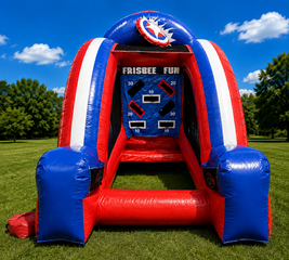 Captain America Frisbee Challenge