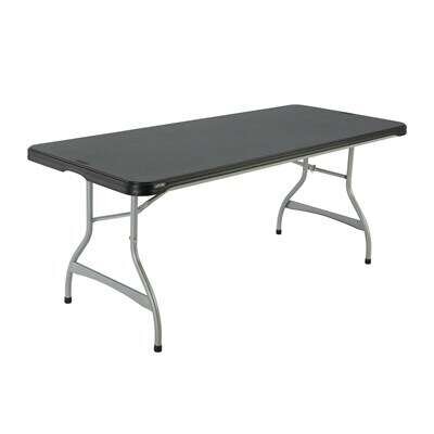 6Ft Black Folding Tables