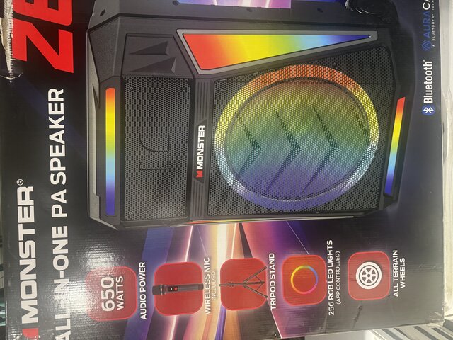 All in 1 PA Speaker w/ Bluetooth 
