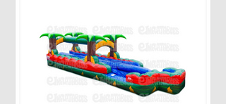 31ft Tropical Dual Lane Run-N- Splash
