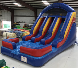 16' Double Lane Water Slide