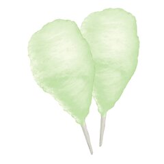 Green Apple Cotton Candy Servings