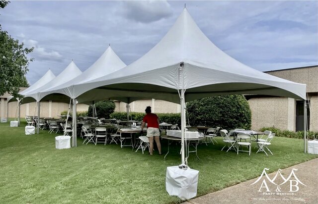 40x40 tent rentals