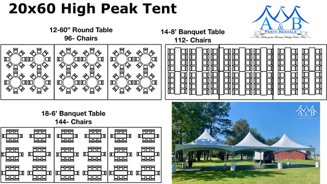 20X60 Tent Rentals