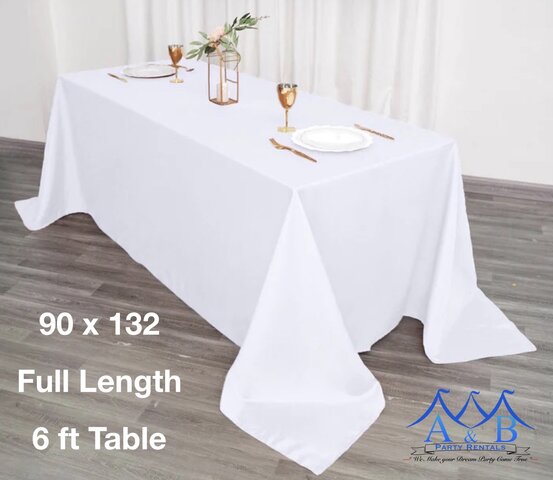 White linen for Banquet Tables