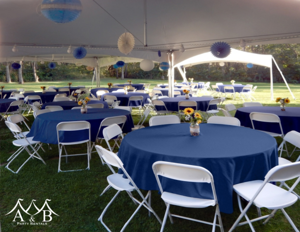 White Plastic Folding Chair Rentals | A&B Party Rentals