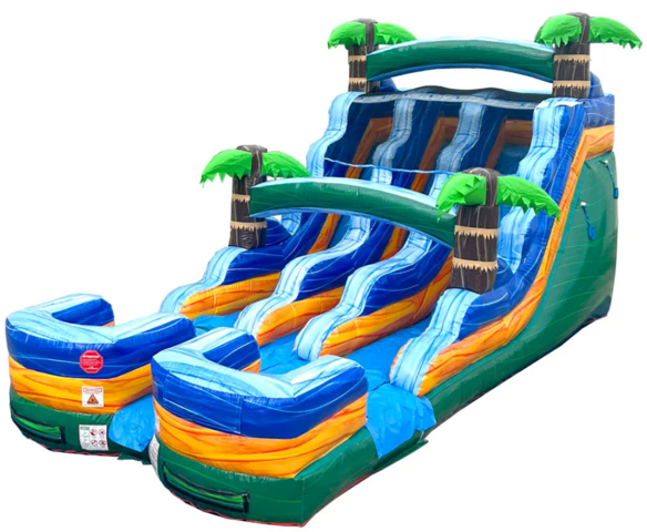 Double Lane Water Slide Rental