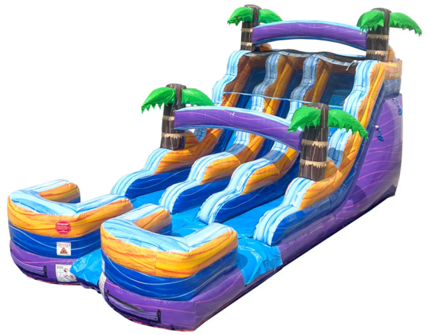 Double Lane Water Slide Rental