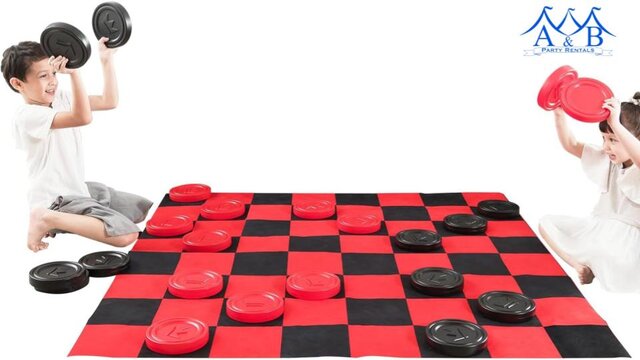 Giant Checkers Rental | A&B Party Rentals