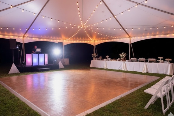 Dance Floor Rental from A&B Party Rentals