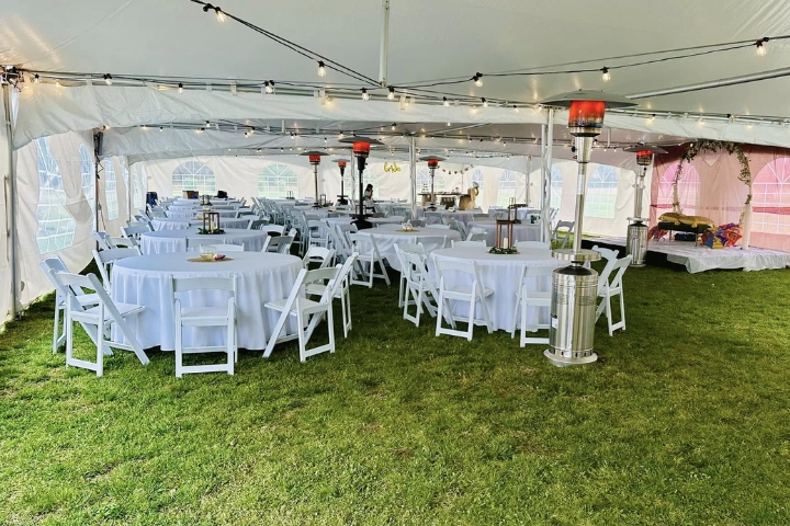 Table Rental from A&B Party Rentals