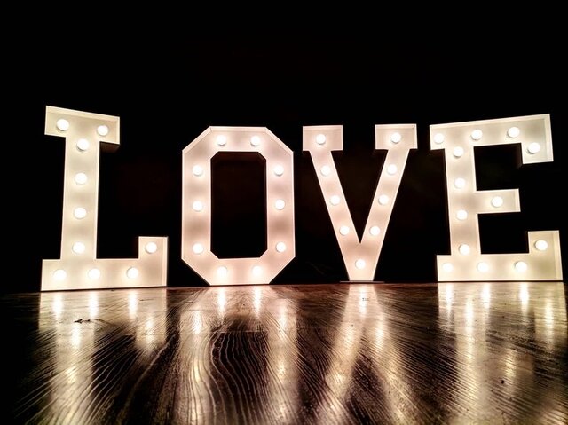LOVE Marquee Letters Rental