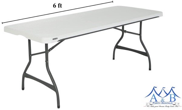 6ft Banquet Table