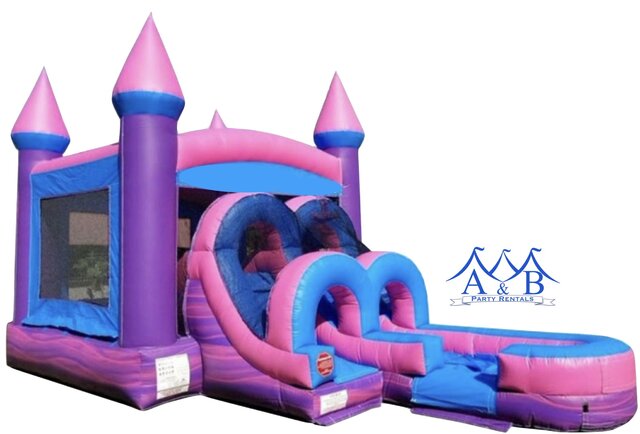 Pink Dream Bounce House Combo Rentals