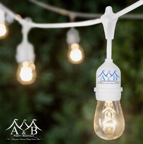 Tent Lights Rentals for 40x100 Tent