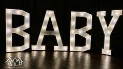 BABY Marquee Letters
