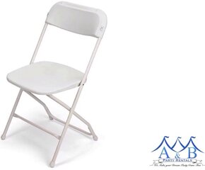 White Plastic Folding Chair Rentals