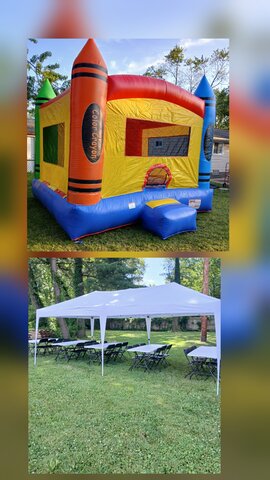 Crayon Bounce House Package 