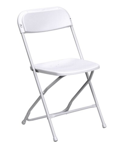 White Folding Chair