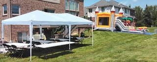 T-rex Bounce House Slide Combo Dry Package 