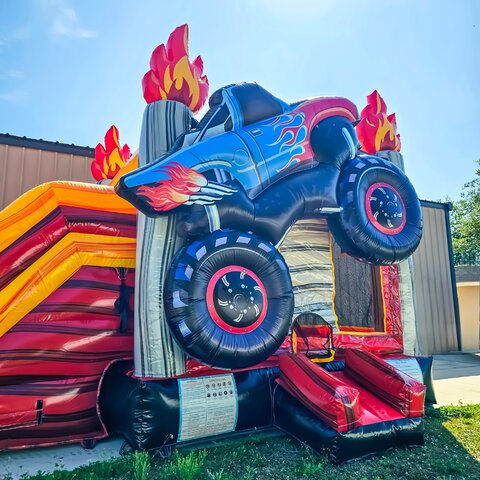 monster truck slide 