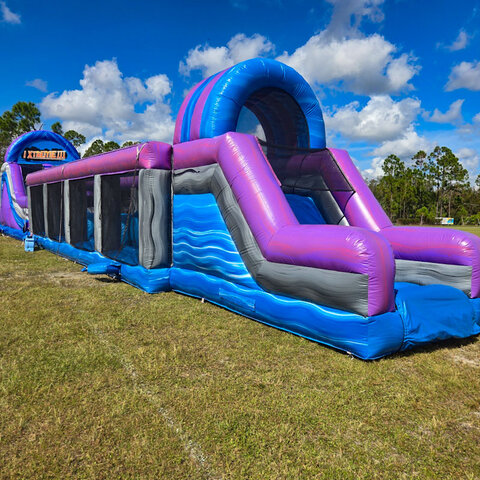 Huge obstacle course rental