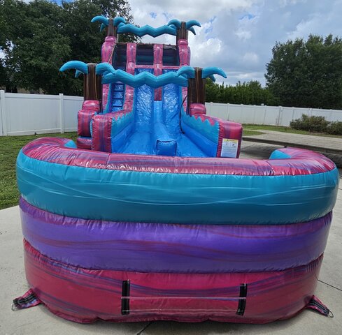 pink waters slide 