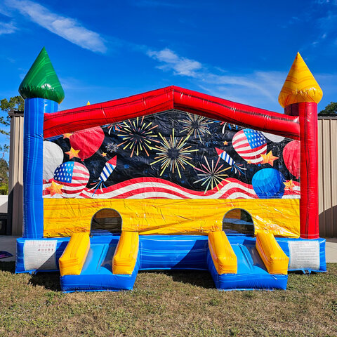 July 4th XL bounce house 