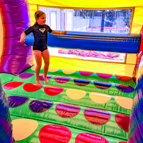 colorful bounce house rental FL