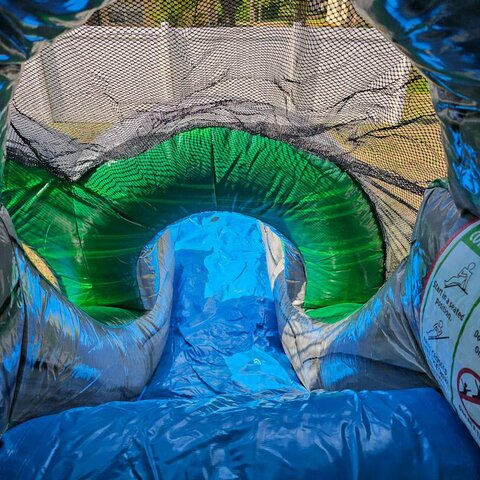 Water slide combo