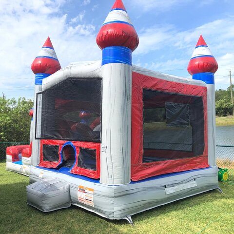 patriot combo bounce house 
