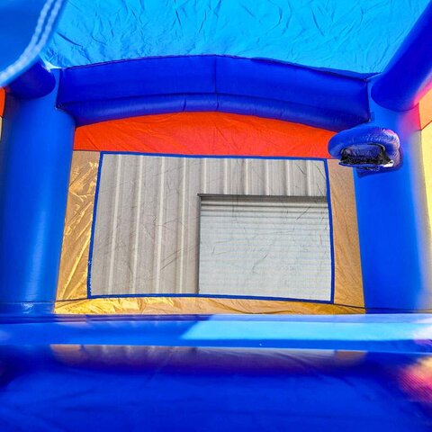 Blue Puppy bounce house 