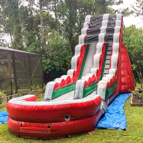 red water slide naples