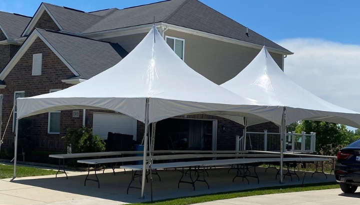 Frame tent rentals in Macomb, MI