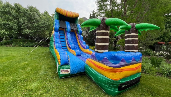 Inflatable water slide rentals in Macomb, MI