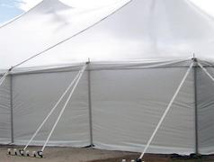 20' Frame Tent Solid Side Wall