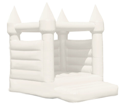 White Premium Bounce House