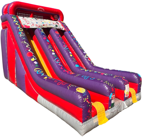 20ft Party Dual Lane Dry Slide