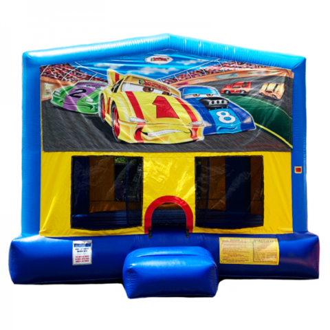Cars Banner Bounce House