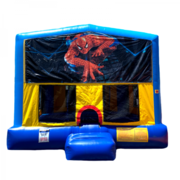 Spider Man Banner Bounce House
