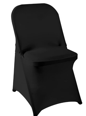 Black spandex chair cover 