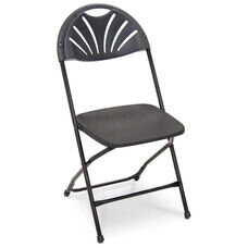 Black fan back chairs
