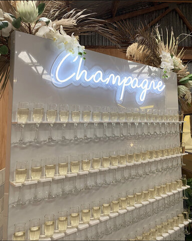 Reversible Champagne Wall
