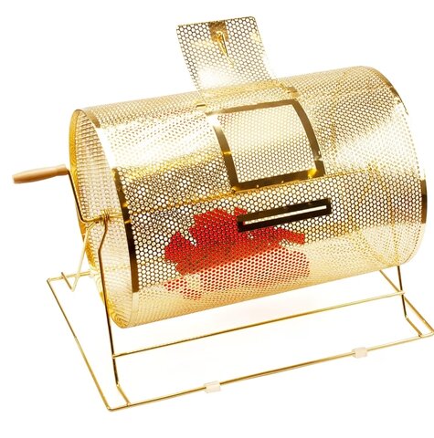 Brass Raffle Ticket Spinning Cage