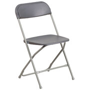 Folding Chairs Charcoal Grey